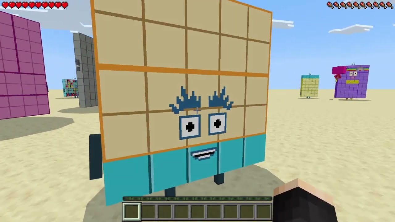 Numberblocks Minecraft Addon