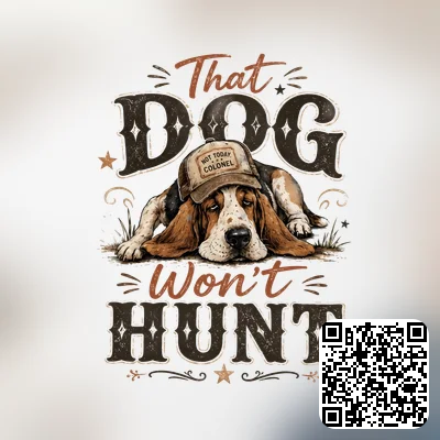 A that dog won't hunt design featuring png file, sublimation, digital download.