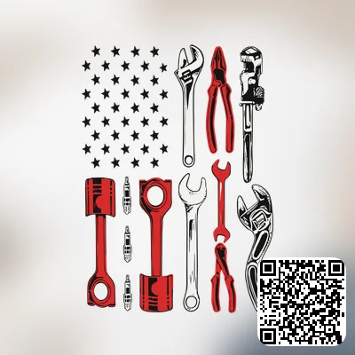 A american flag tools design featuring png file, sublimation, digital download.