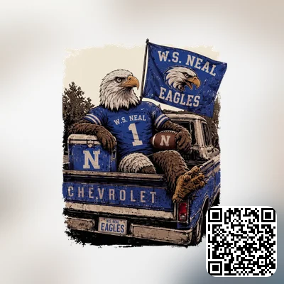 A w.s. neal eagles design featuring png file, sublimation, digital download.