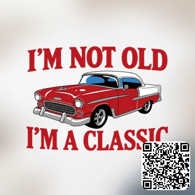 A i'm not old i'm a classic design featuring png file, sublimation, digital download.