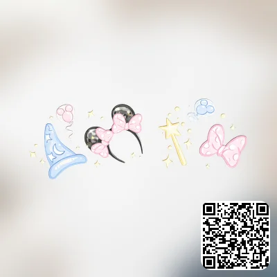 A disney magic wand and bow design featuring png file, sublimation, digital download.