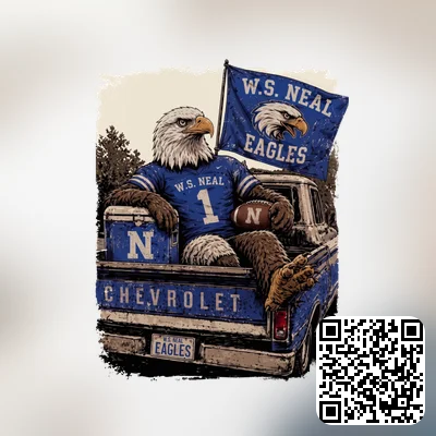 A w.s. neal eagles design featuring png file, sublimation, digital download.