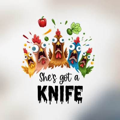 A she's got a knife design featuring png file, sublimation, digital download.