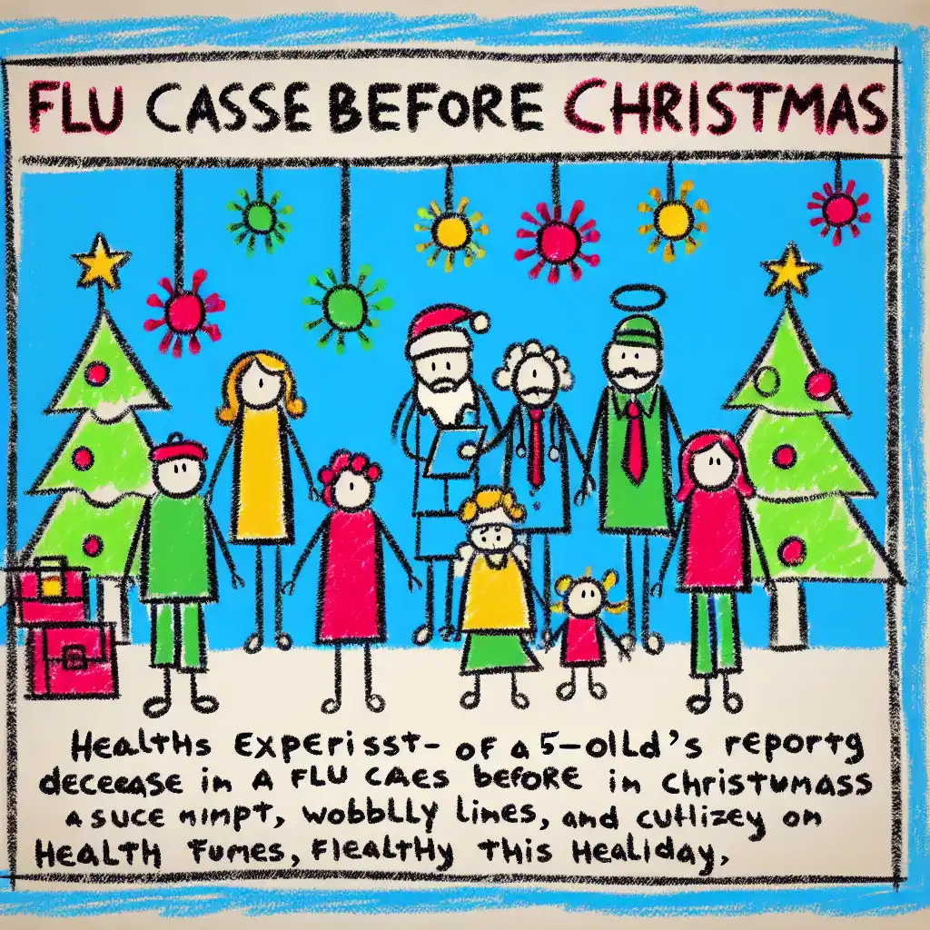 Flu cases falling ahead of Christmas, experts say