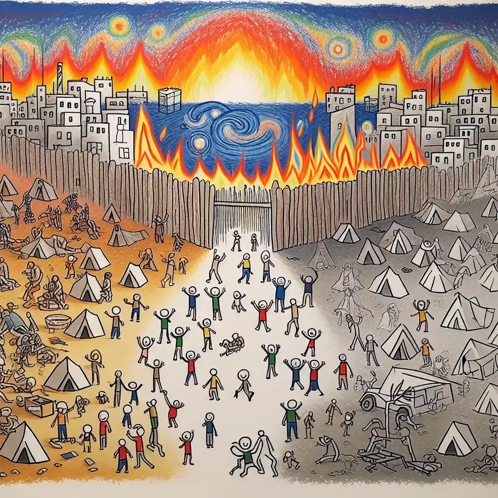 Displacement camps swell with people fleeing Sudan’s war-ravaged el-Fasher