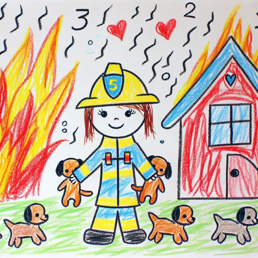 Firefighter adopts puppies he rescued from house fire