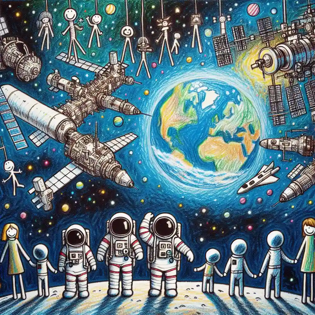 Four people on NASA'S Crew-12 arrive at the International Space Station