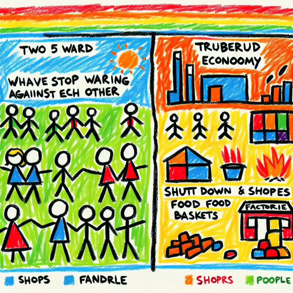 The war is on hold. But the economy is still in danger.