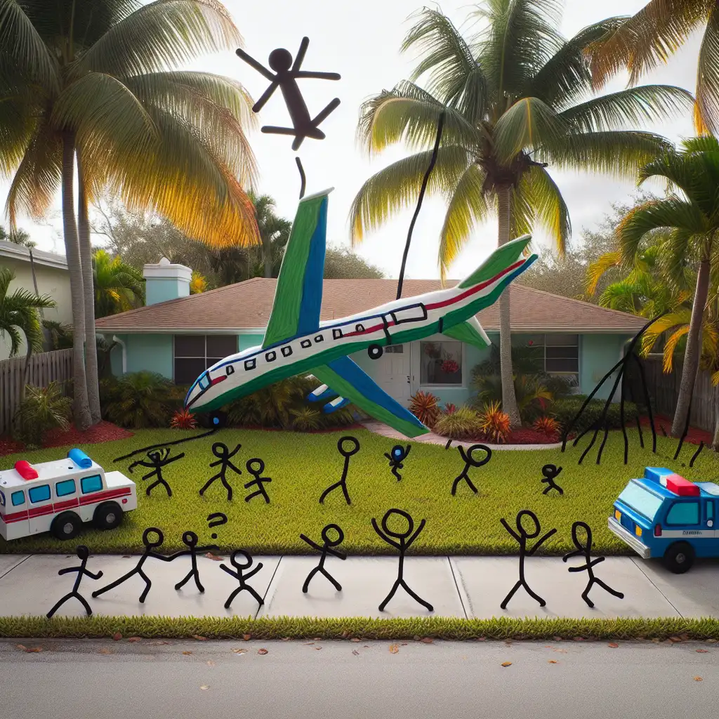 1 dead after small plane crashes into Florida yard