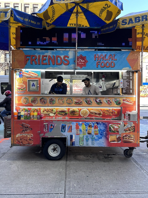 Photo of the cart located at 83rd Street and 2nd Avenue