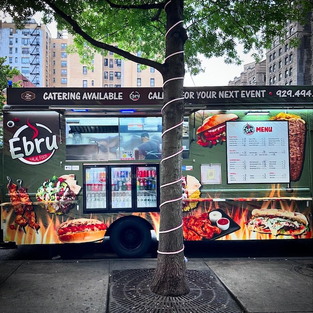 Photo of the cart located at 110th Street and Broadway Avenue