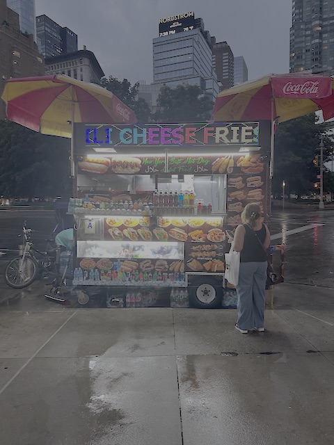 Photo of the cart located at 59th Street and Broadway Avenue