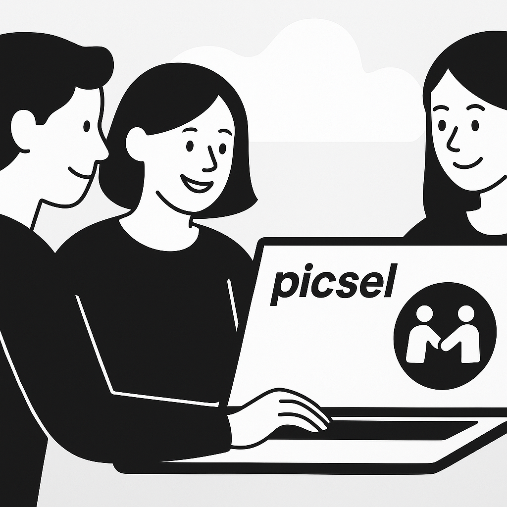 Collaborators on picsel - Work as a team