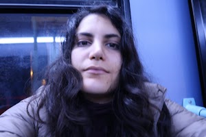 Woman Selfie on Public Transit