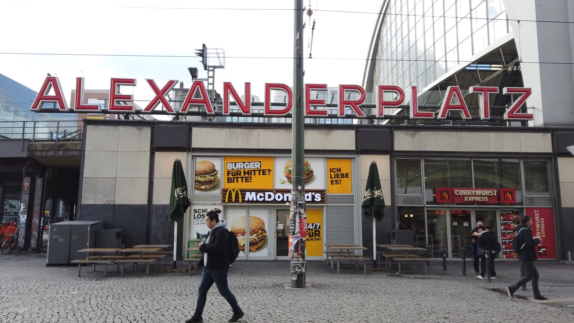 Alexanderplatz McDonald's and Currywurst Express