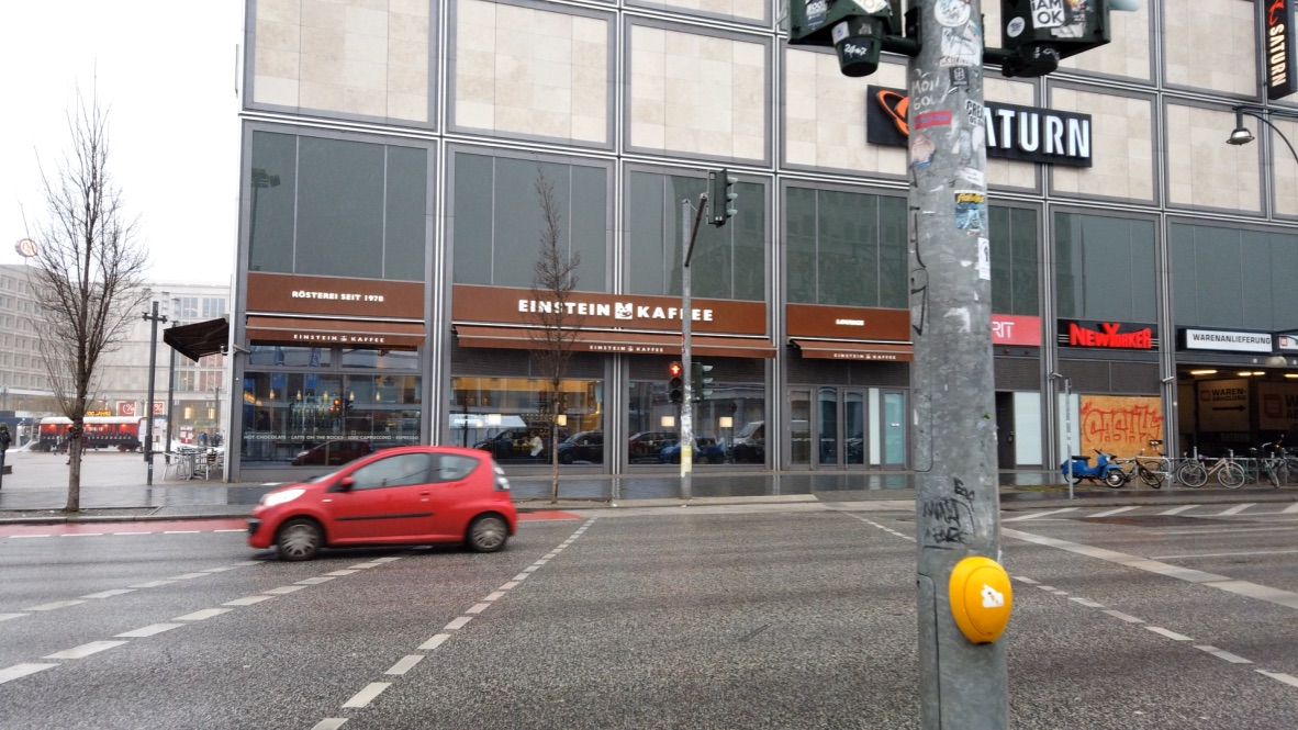 Einstein Kaffee Café on City Street