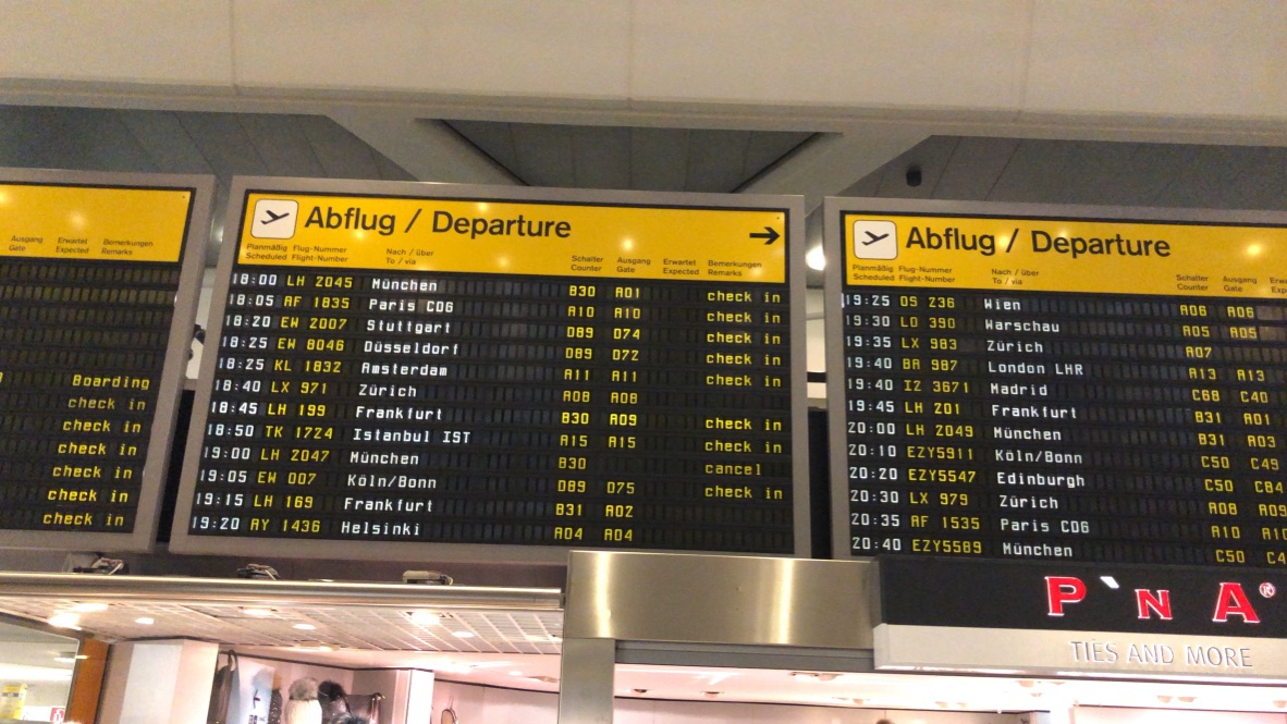 Airport Departure Boards