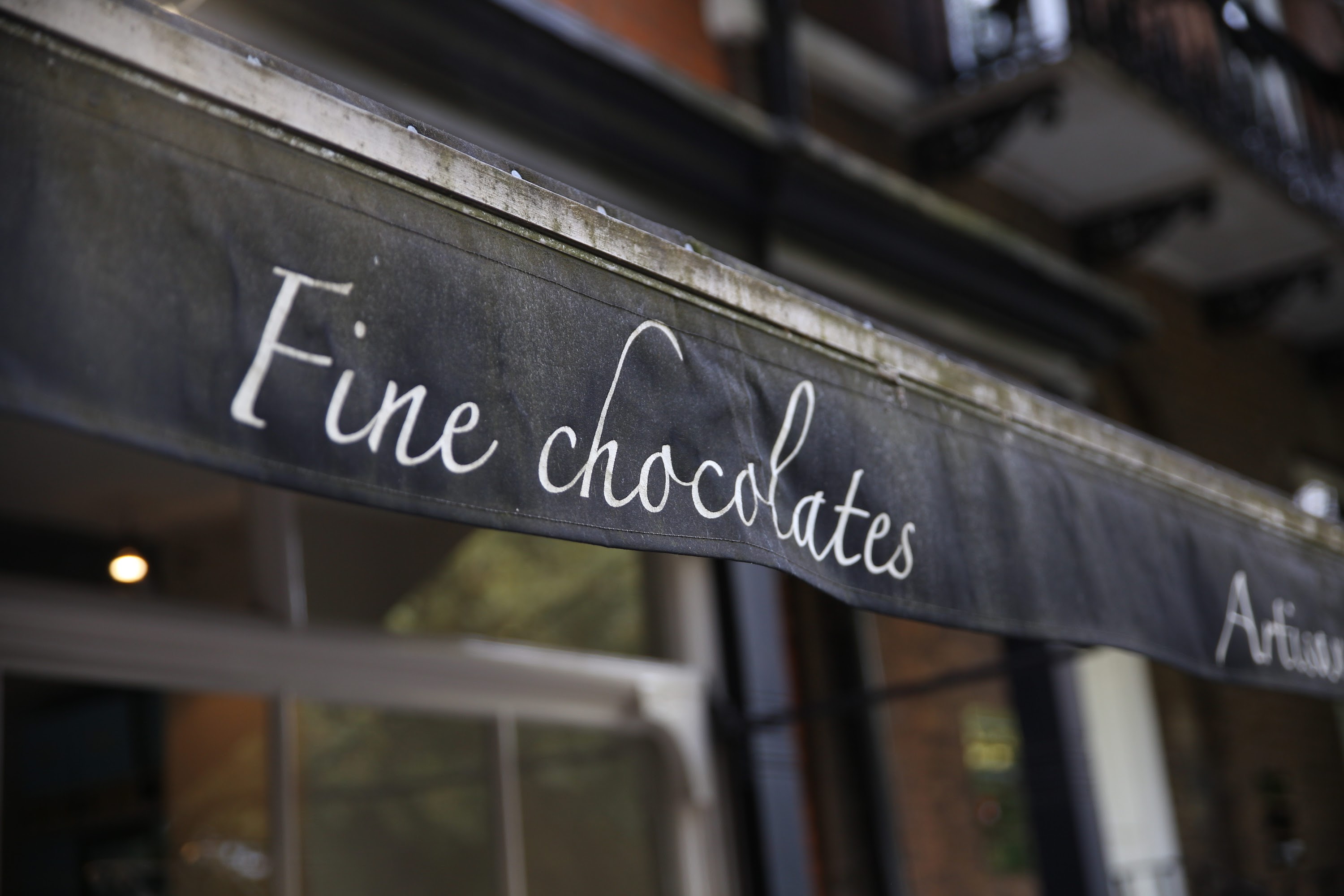 Fine Chocolates Store Sign