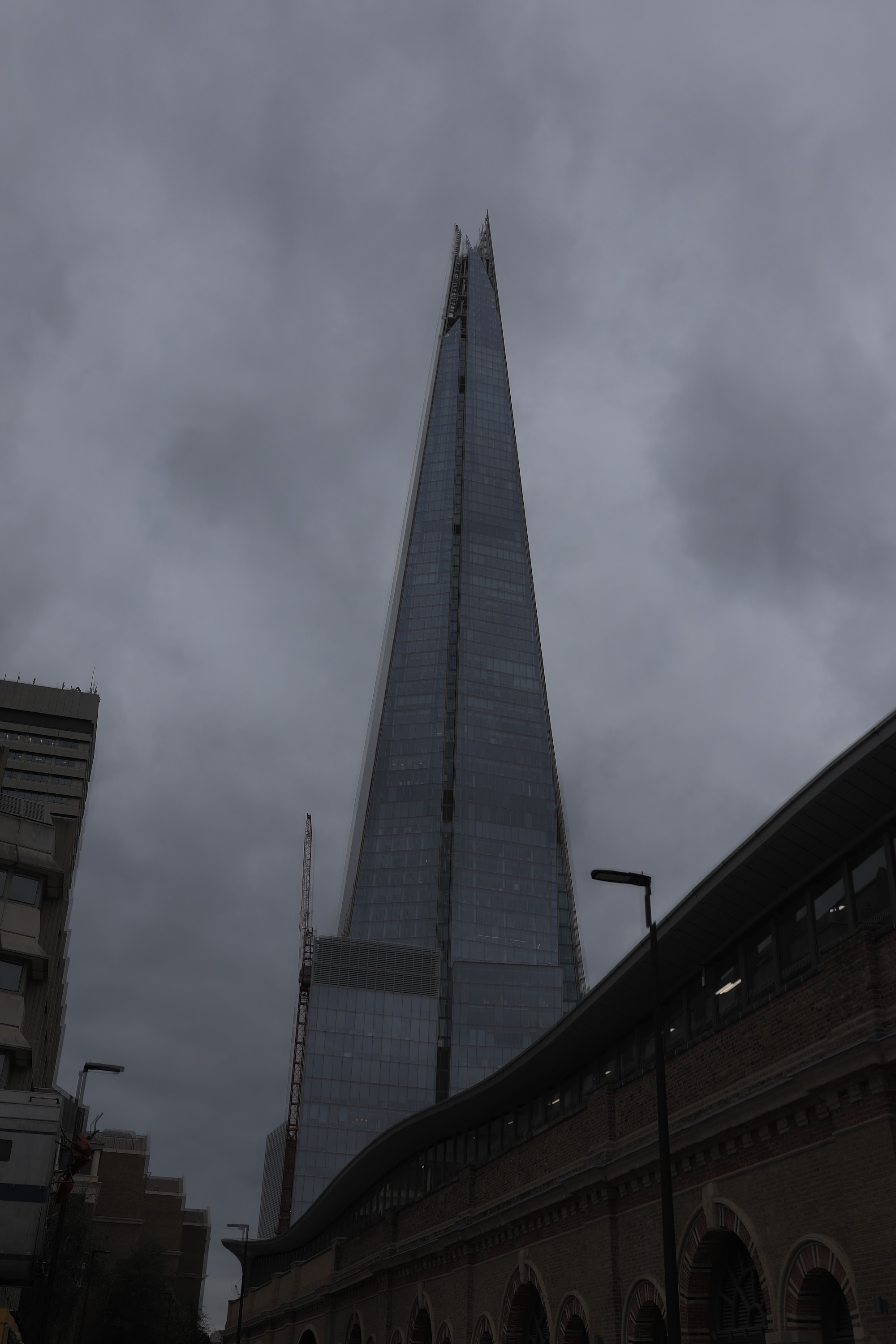 The Shard under overcast sky