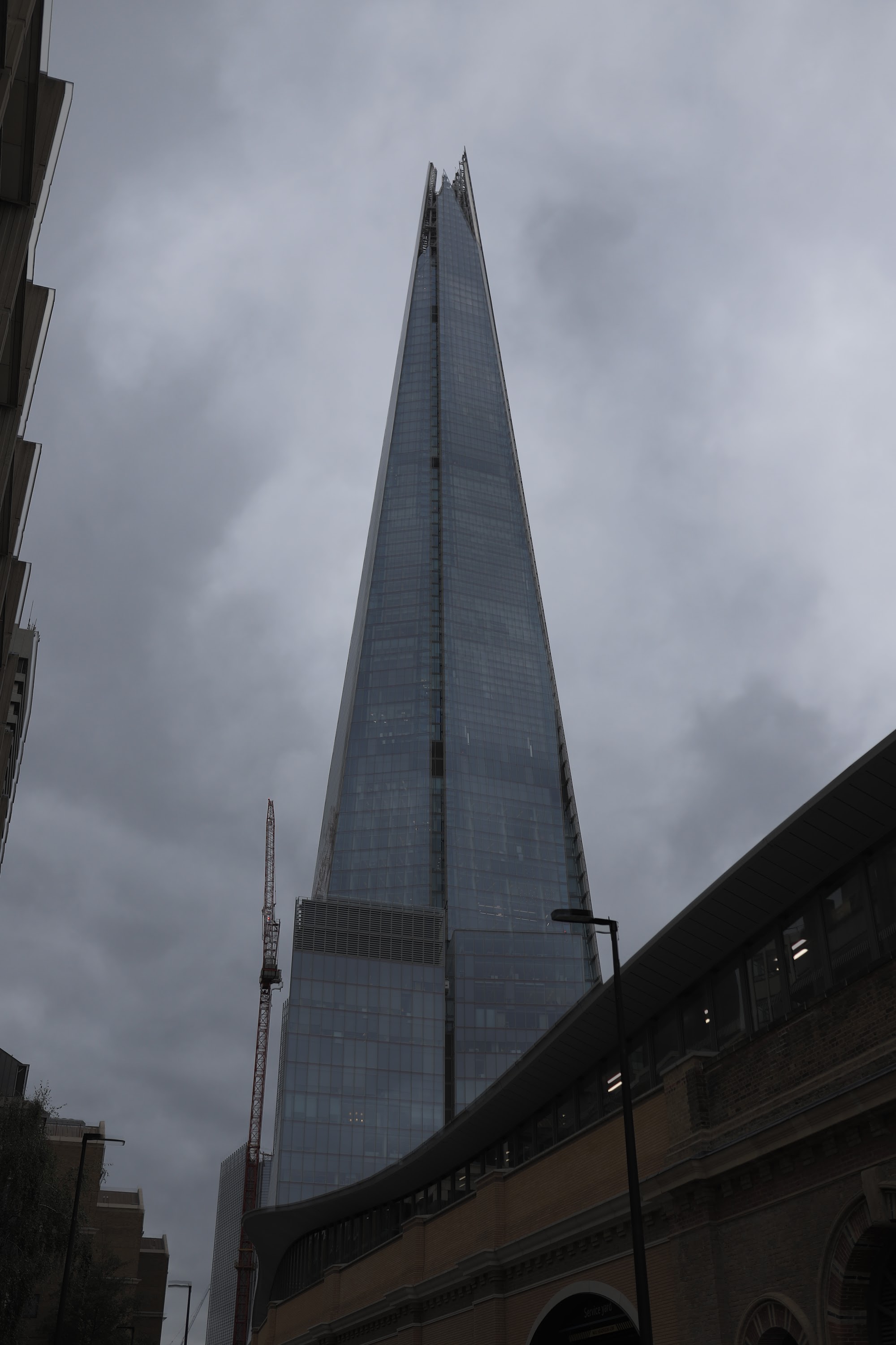 The Shard under overcast sky