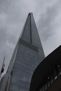 The Shard skyscraper under overcast sky