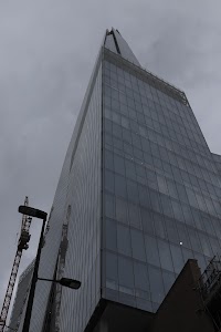 The Shard building under overcast sky
