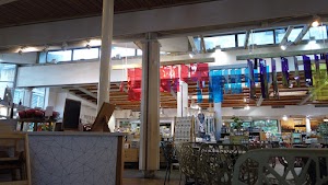 Café Seating Area Inside a Specialty Food Market