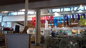 Café Seating Area Inside a Specialty Food Market