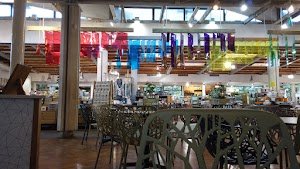 Café Seating Area Inside a Specialty Food Market