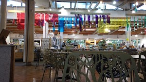 Café Seating Area Inside a Specialty Food Market