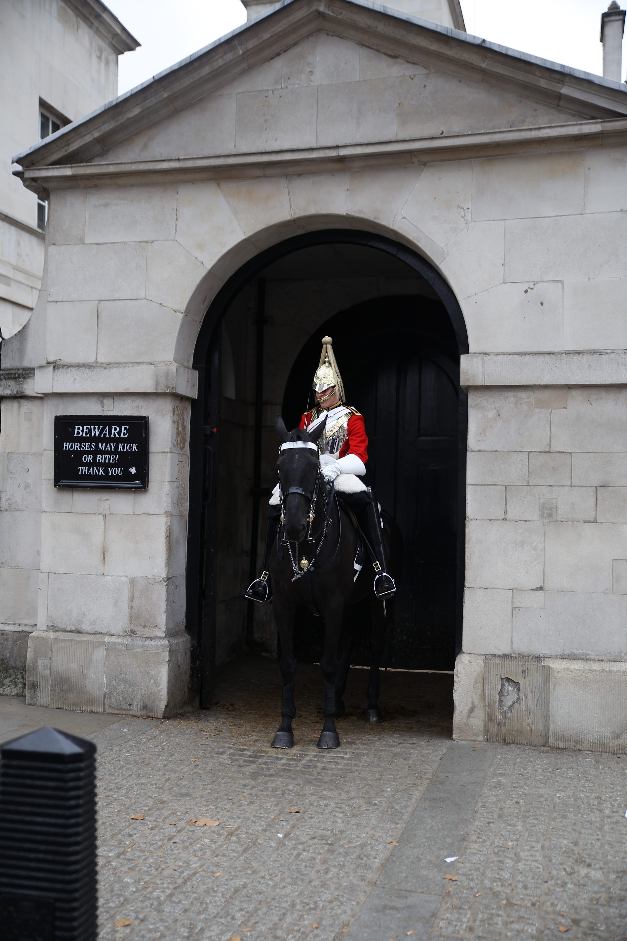 Guard on Horse at Royal Palace Gate