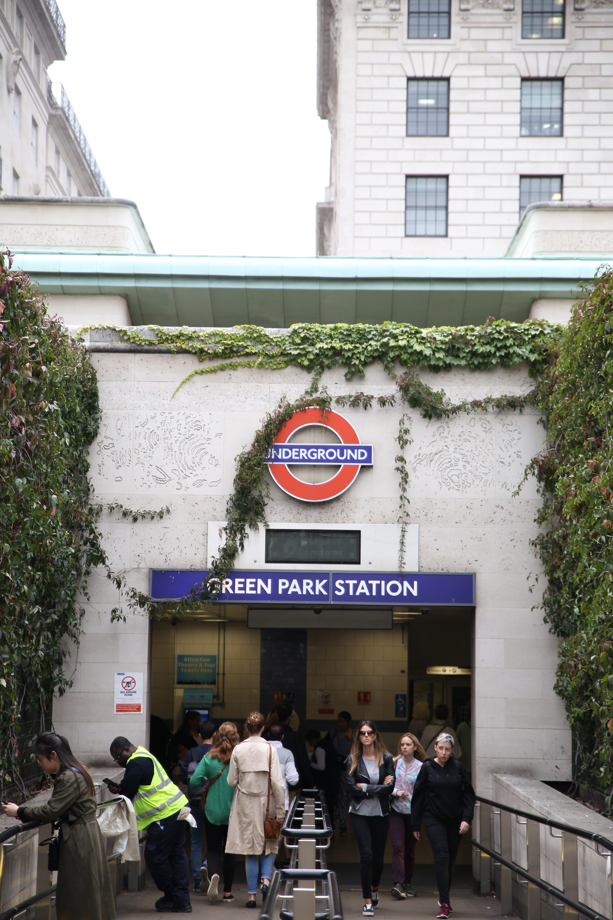 Green Park Station entrance, London Underground
