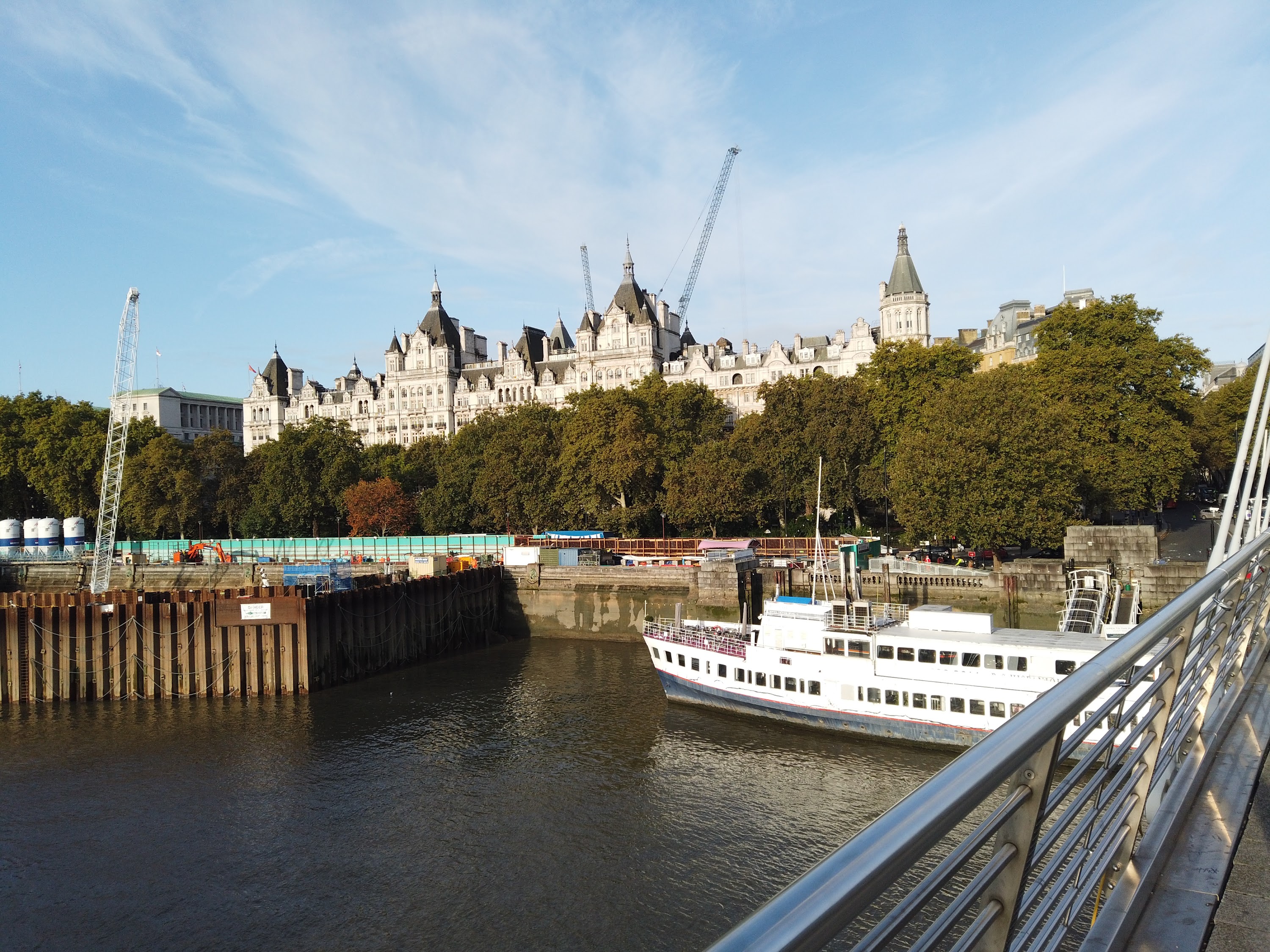 Thames Tideway Tunnel Construction at Victoria Embankment, London