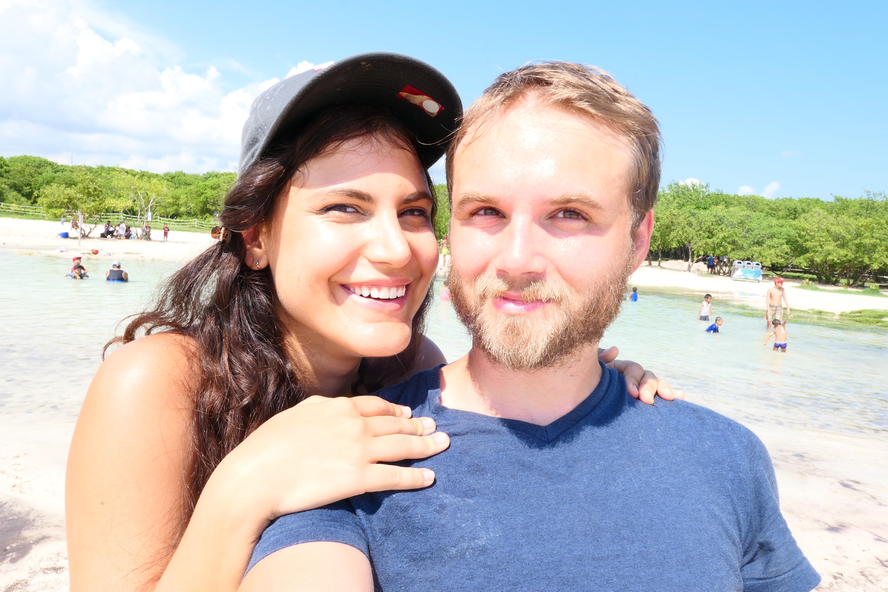 Beach Couple Selfie
