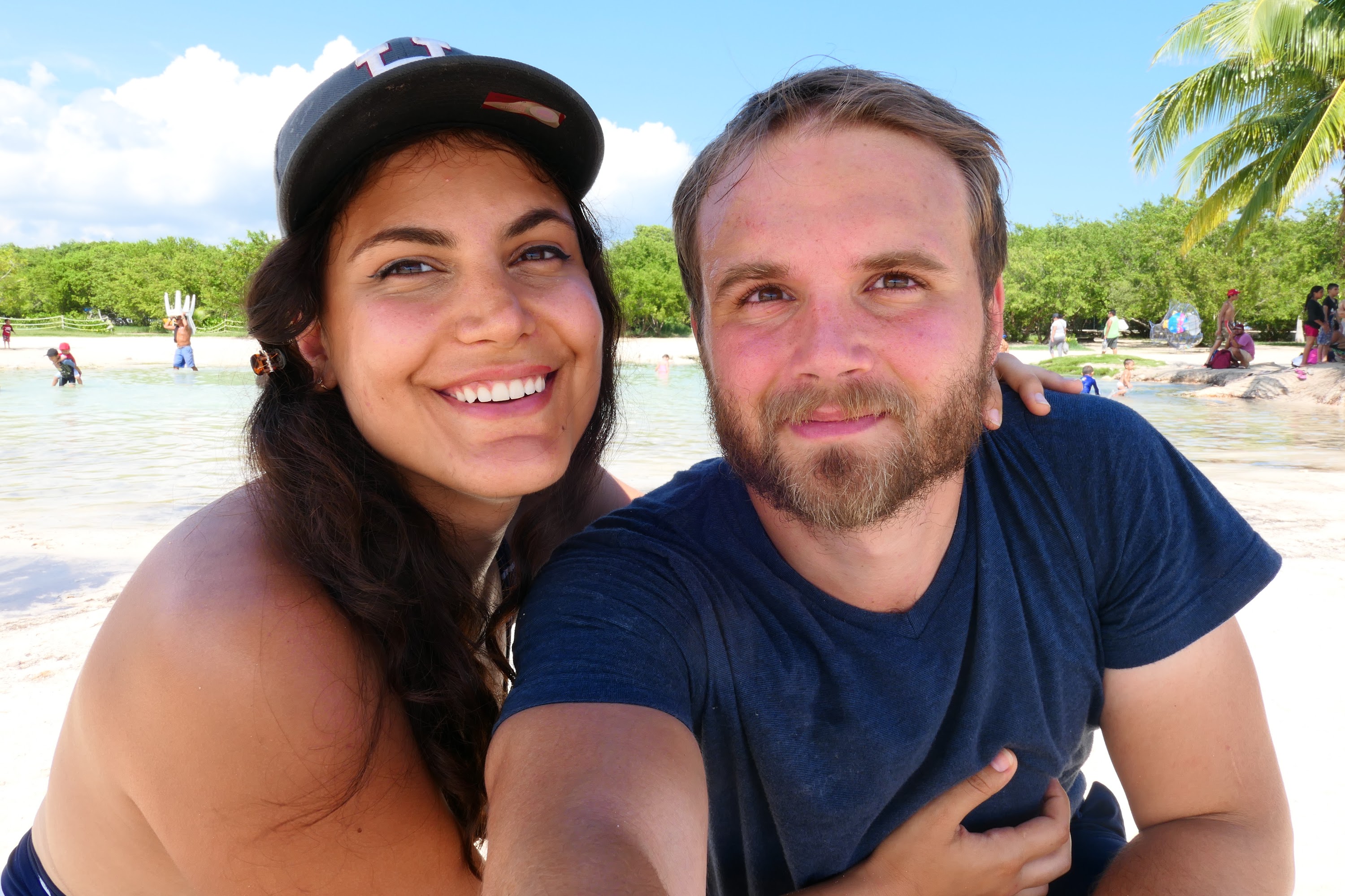 Beach Couple Selfie