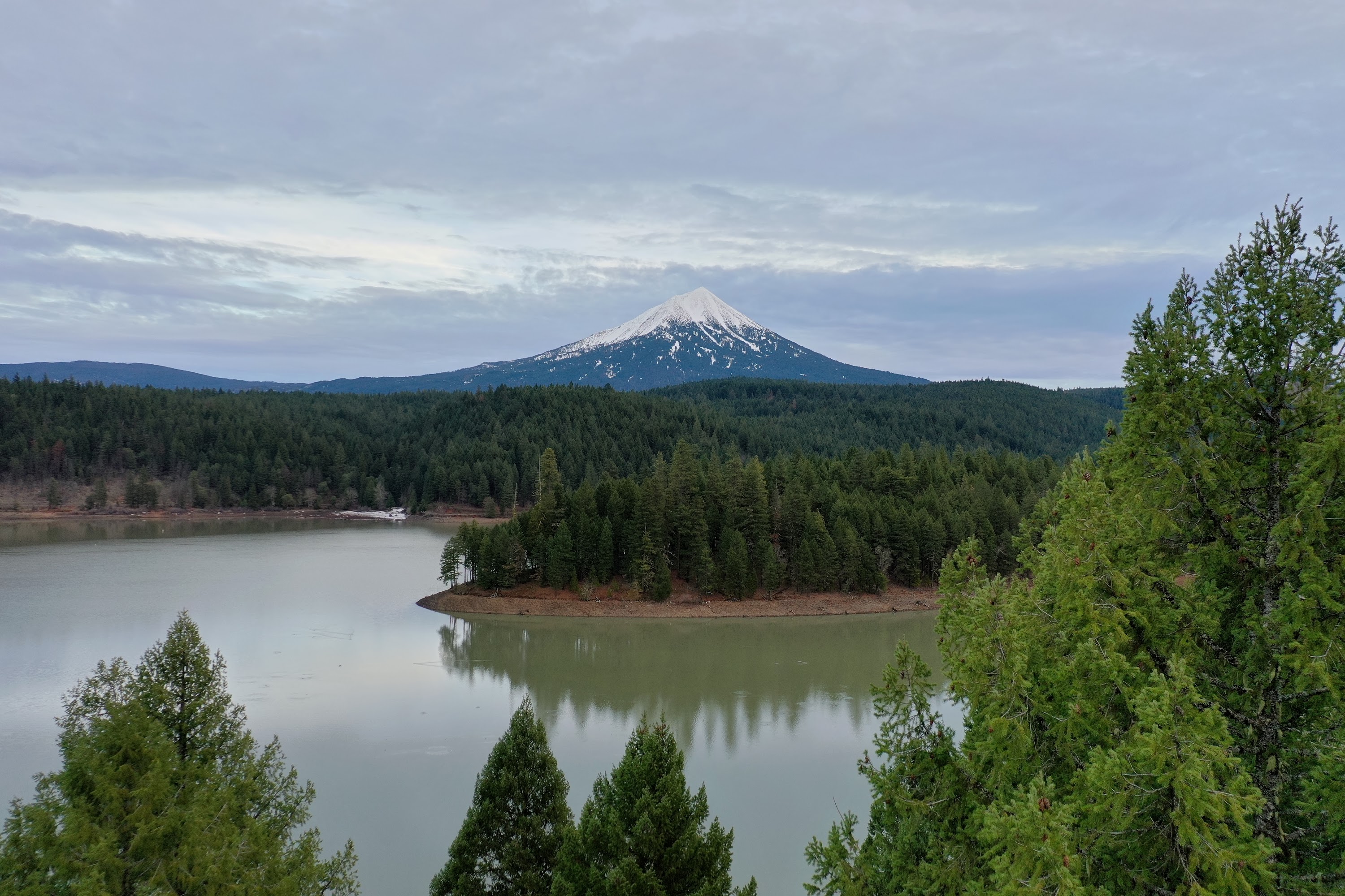 Mount Shasta Reflection on Lake, Oregon