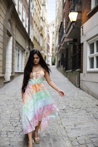 Young Woman Portrait at Tower Bridge, London