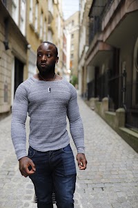 Male Portrait Against Concrete Wall