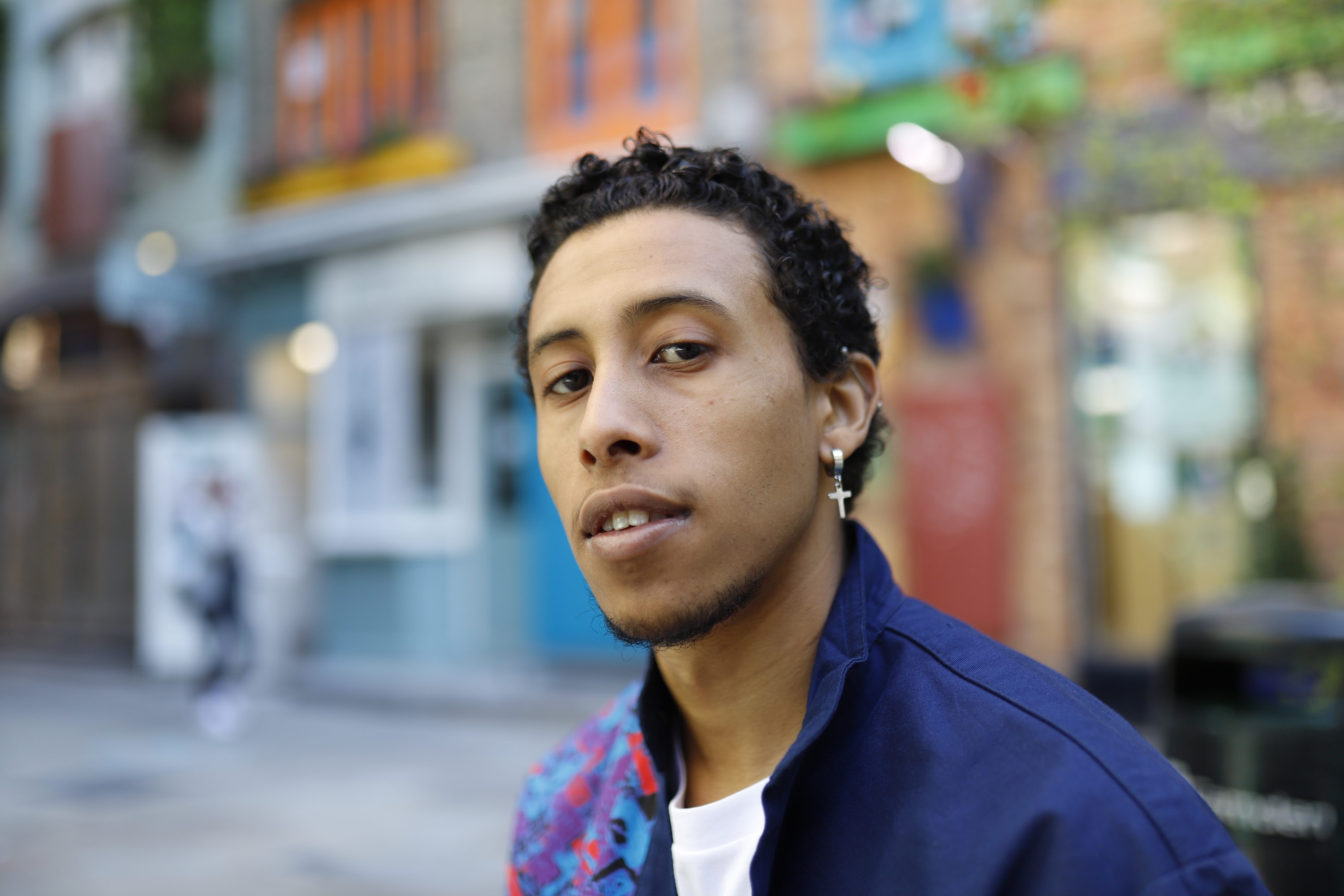 Street Fashion Portrait on London Pedestrian Alley