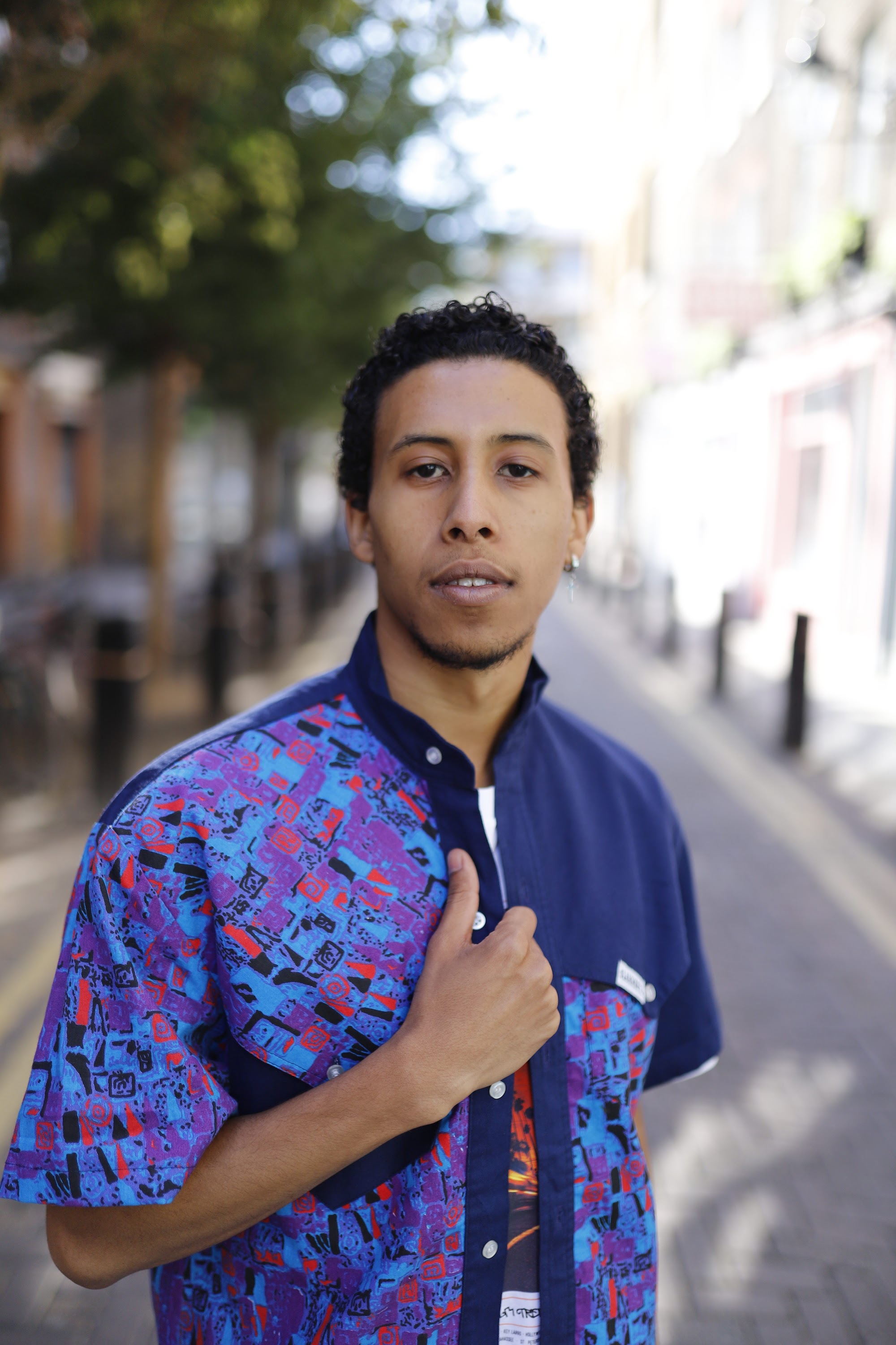 Street Fashion Portrait on London Pedestrian Alley