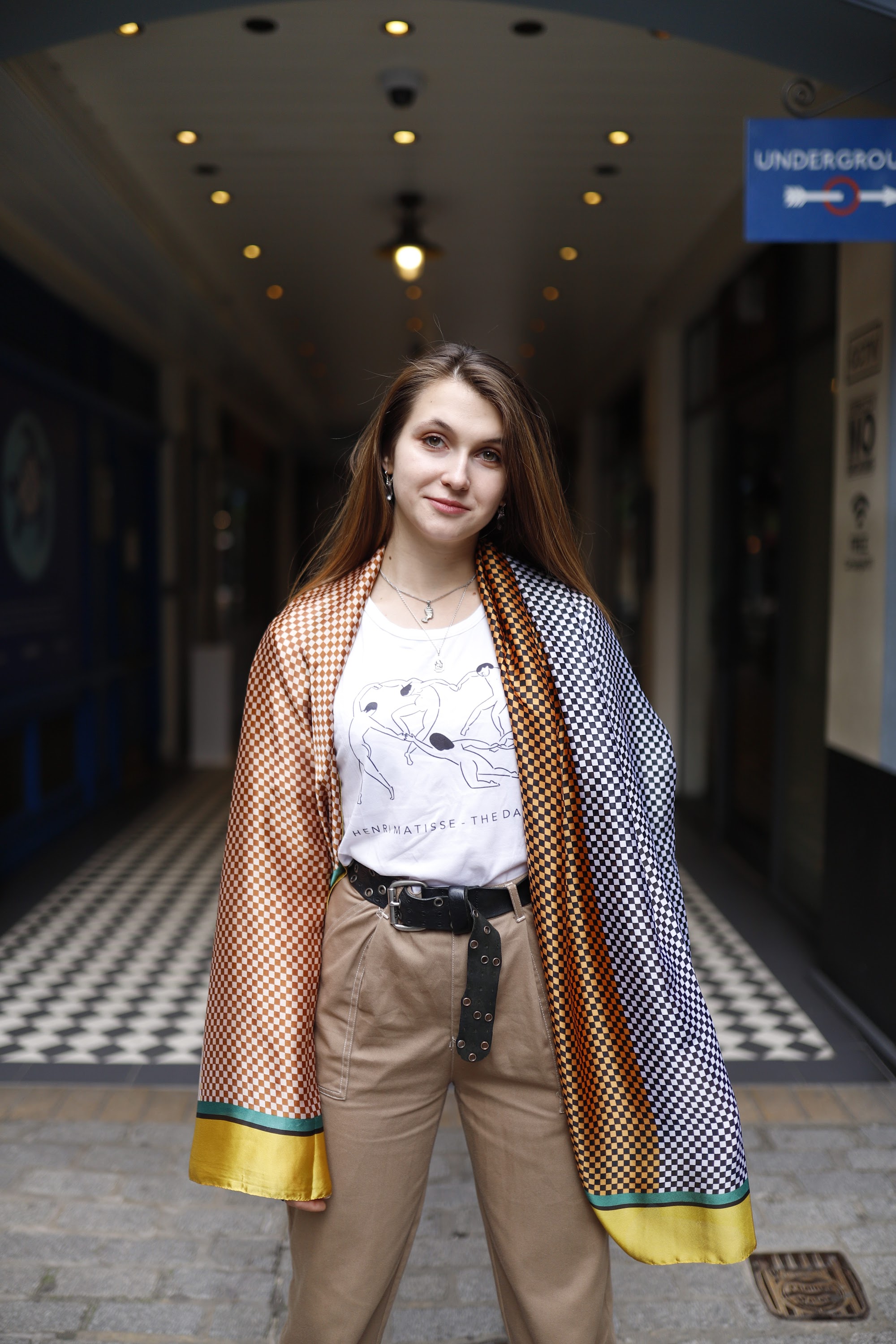 Street Style Portrait – Young Woman in Eclectic Urban Outfit