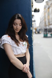 Street Portrait on Cobblestone Lane