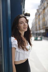 Street Portrait on Cobblestone Lane