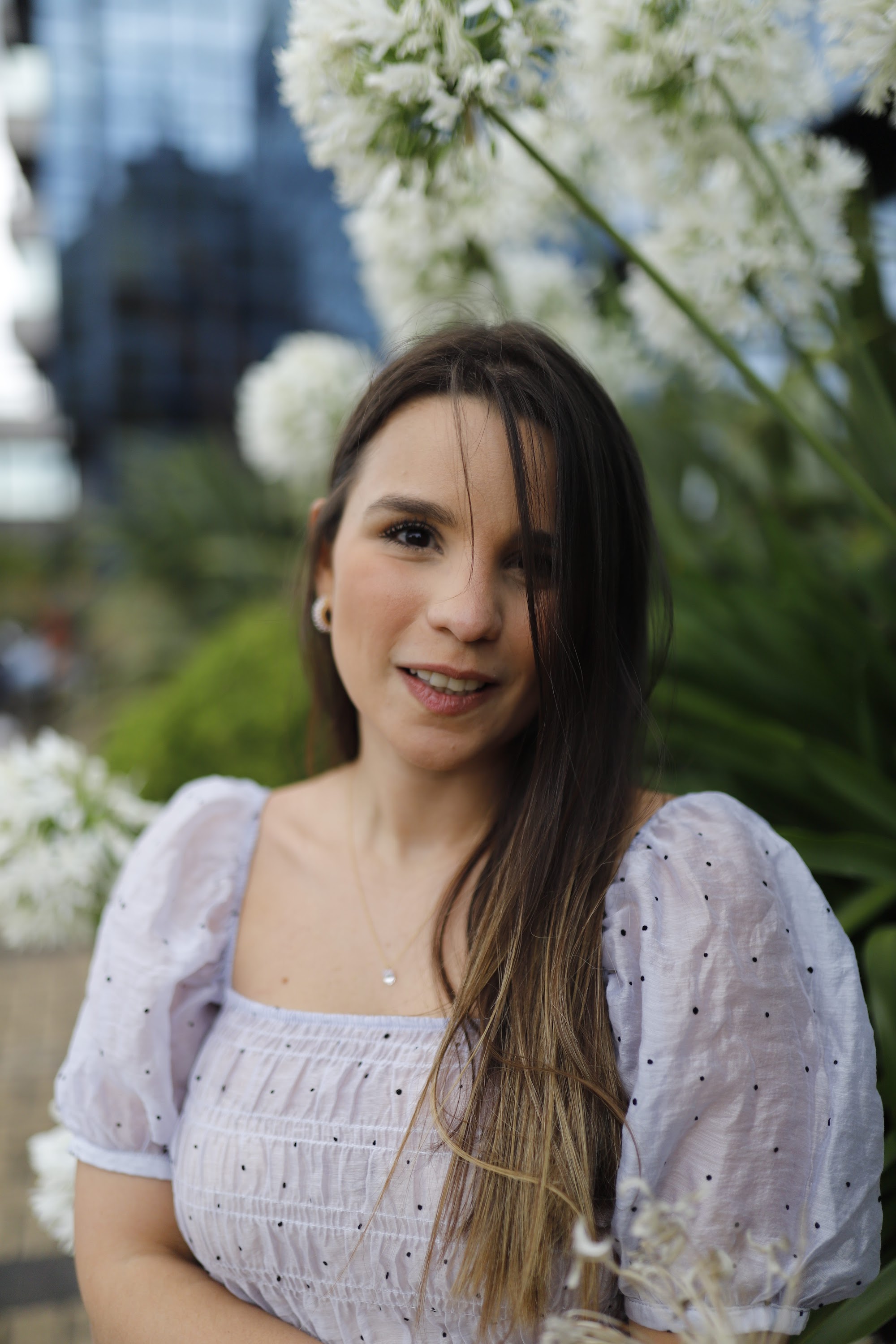 Woman Posing in European Cobblestone Alley