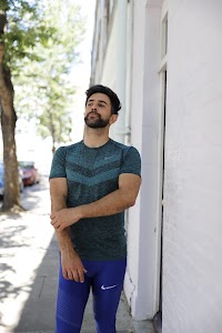 Man in Nike Running Gear on London Residential Street