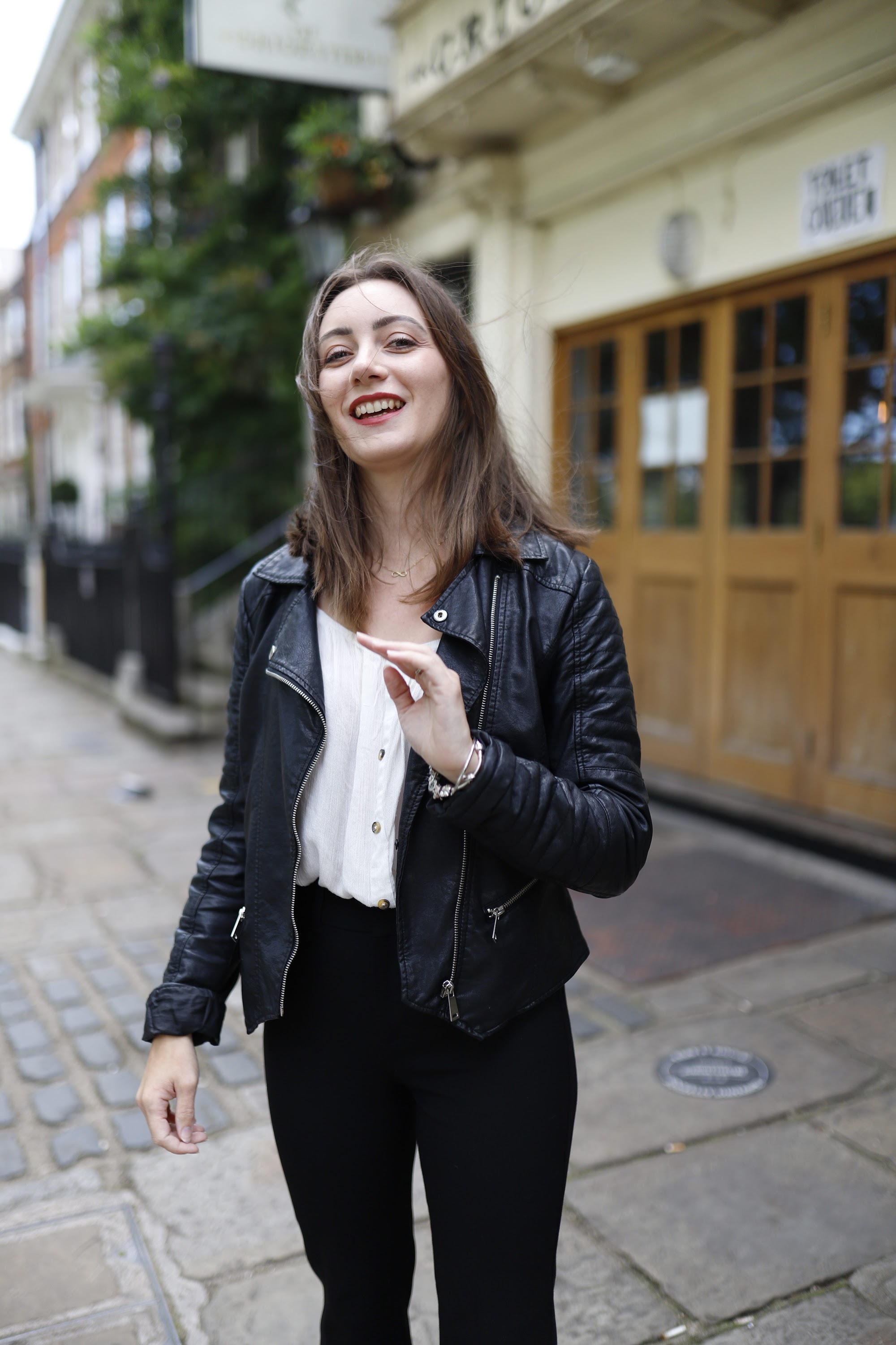 Young Woman Portrait on British Street