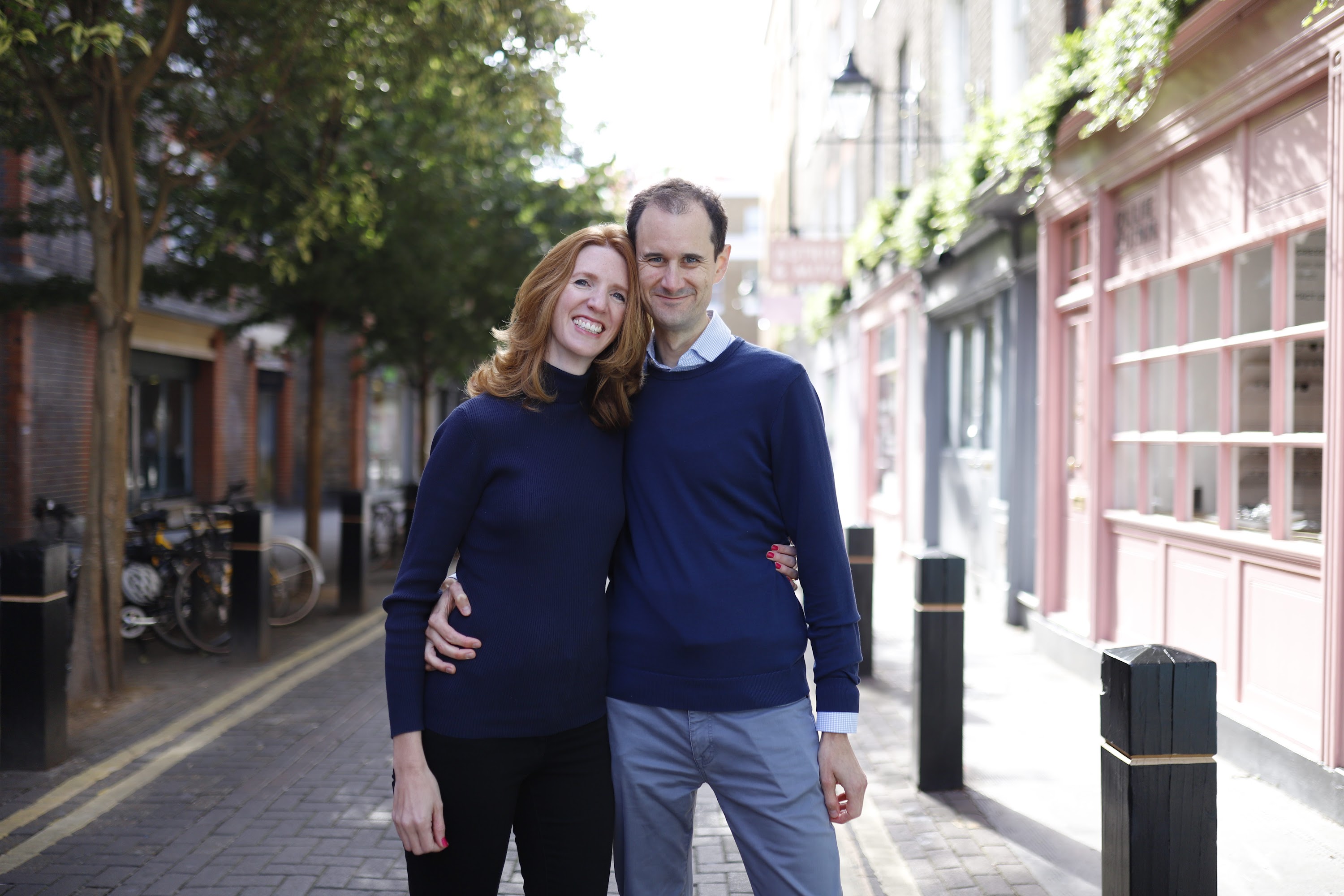 Couple Portrait on Urban Street