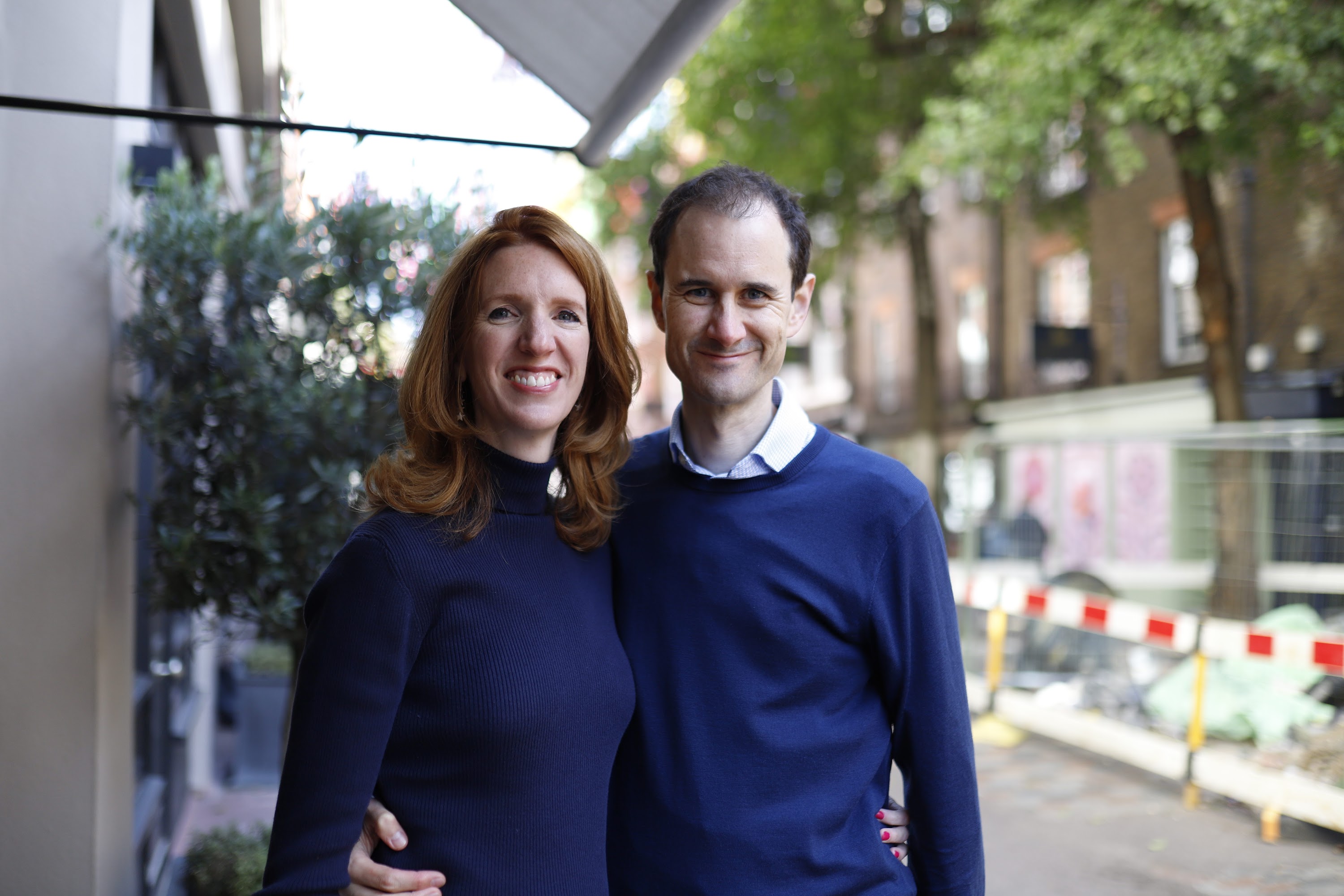 Couple Portrait on Urban Street