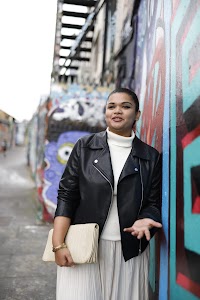Fashion Portrait in Graffiti Alley